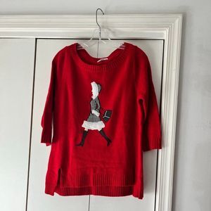 NWOT! New York & Co High/Low Hem Sweater  - Red - Size  M